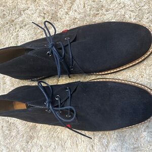 Marc Joseph Navy Chukka Boots